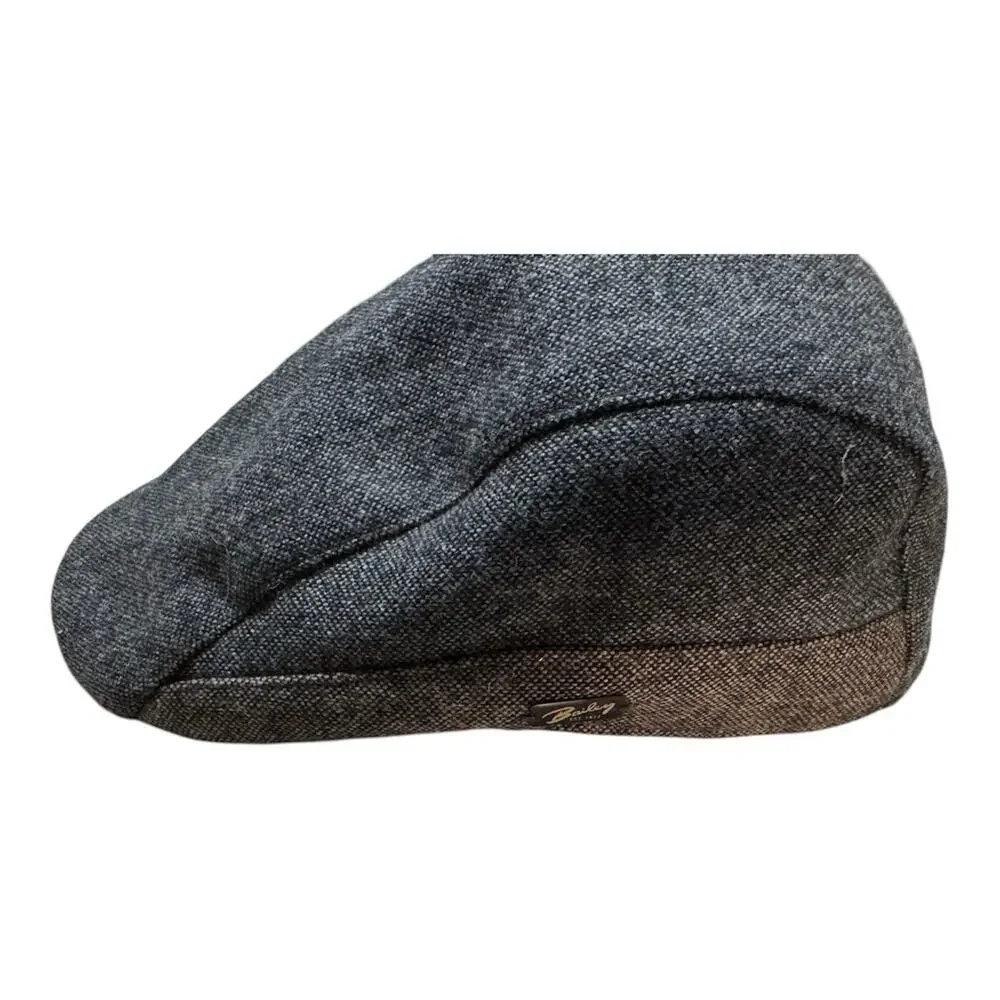Bailey of Hollywood Grey and Brown Textured Ivy Cap. Men’s Small Size Hat